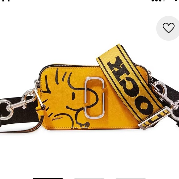 Marc Jacobs Handbags - NWT Marc Jacobs Snapshot Peanuts Americana Crossbody Bag Woodstock Yellow